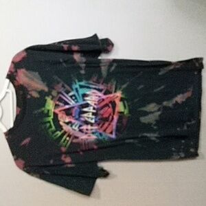 Graphic Tie Dye tshirt def leopard size medium